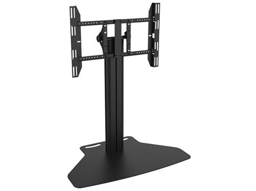 PUBLIC DISPLAY STAND 110 TILT + TABLE FLIGHT CASE BLACK