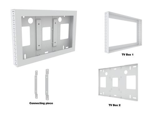 QB13R / QB13R-T MONITOR ENCLOSURE - WHITE