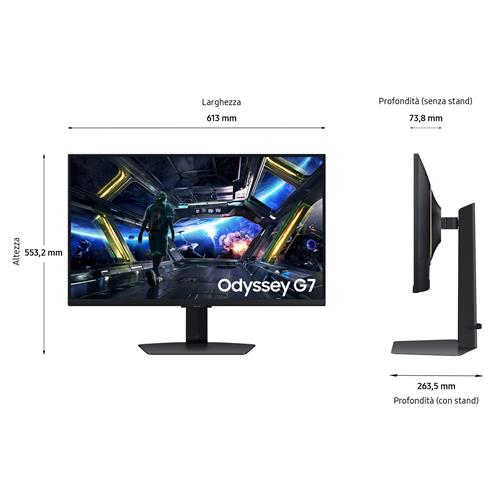 S27G70D MONITOR 27IN GAMING UHD 144 HZ IDEALE PER CONSOLE
