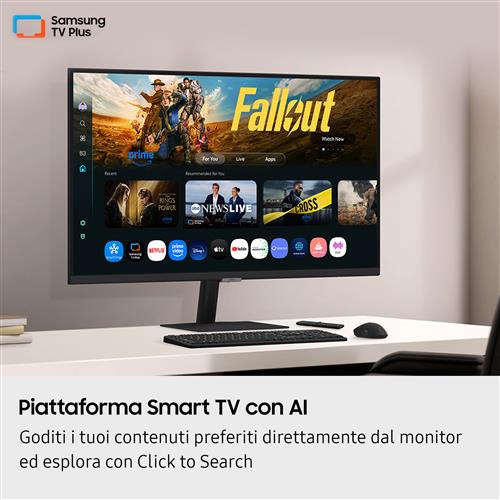 S32FM700 32IN SMART MONITOR UHD CON USB-C SPEAKER E TELECOMANDO