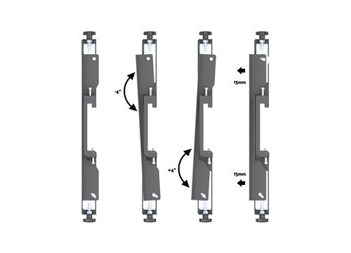 STAND PER CONFIG. VIDEOWALL H 300 VESA 600X400 FINO A 30KG