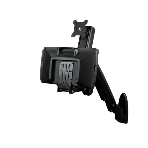 STAZIONE DI LAVORO SIT STAND MONTABILE A PARETE - 1X MONITOR