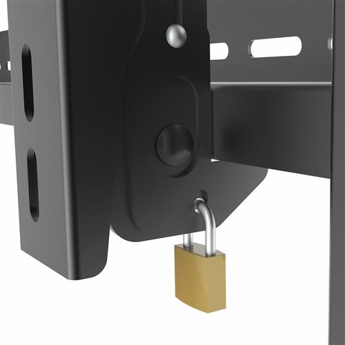 SUPPORTO ANTIFURTO DA PARETE PER SCHERMI DA 45IN-70IN ACCIAIO