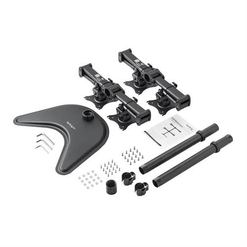 SUPPORTO ARTICOLABILE VESA PER 4 MONTOR FINO A 27IN ACCAIO