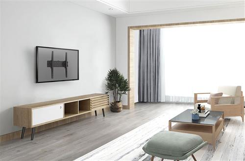 SUPPORTO DA PARETE INCLINABILE NERO PER SCHERMI FINO A 55IN