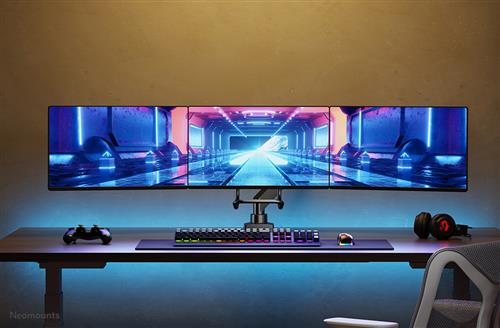 SUPPORTO DA SCRIVANIA CON MOLLA GAS MANIGLIA X SCHERMI FINO 27IN