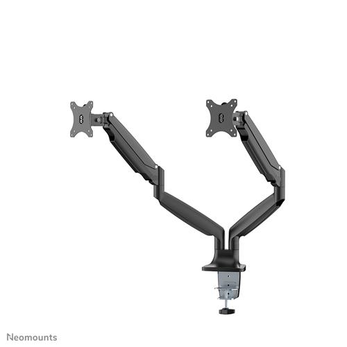 SUPPORTO DA SCRIVANIA MOLLA A GAS PER 2 SCHERMI FINO 32IN NERO