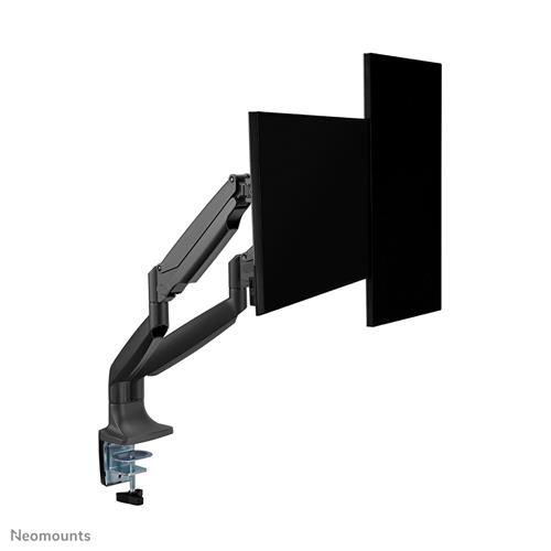 SUPPORTO DA SCRIVANIA MOLLA A GAS PER 2 SCHERMI FINO 32IN NERO