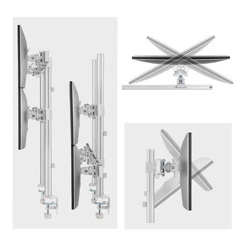 SUPPORTO DA SCRIVANIA PER SEI monitor 32in/8kg/VESA