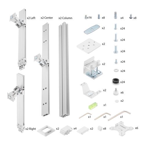 SUPPORTO DA SCRIVANIA PER SEI monitor 32in/8kg/VESA