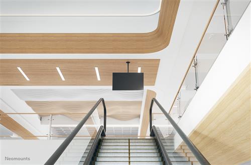 SUPPORTO DA SOFFITTO PER SCHERMI FINO A 30IN 76 CM NERO