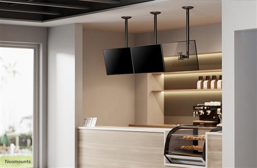 SUPPORTO DA SOFFITTO PER SCHERMI FINO A 30IN 76 CM NERO