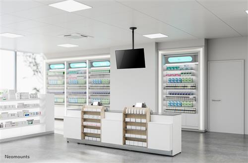 SUPPORTO DA SOFFITTO PER SCHERMI FINO A 30IN 76 CM NERO