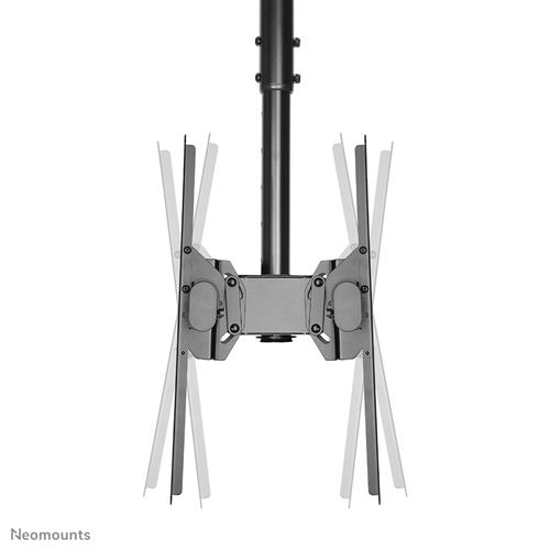 SUPPORTO DA SOFFITTO PER SCHERMI FINO A 60IN 152 CM NERO