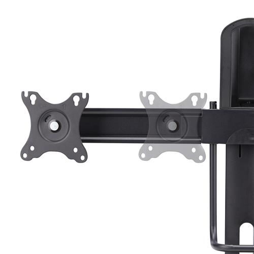 SUPPORTO DA TAVOLO A 2 MONITOR Doppio Schermo da 27in VESA