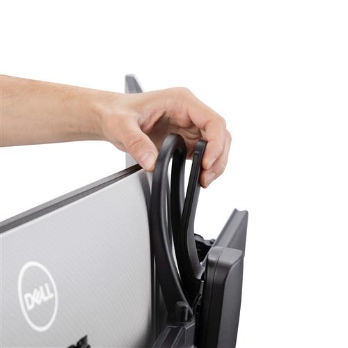 SUPPORTO DA TAVOLO A 2 MONITOR Doppio Schermo da 27in VESA