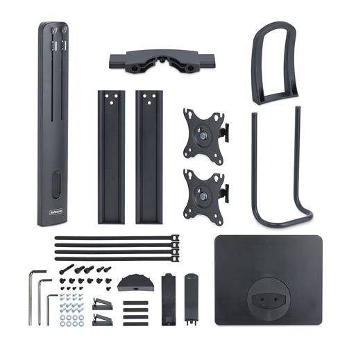 SUPPORTO DA TAVOLO A 2 MONITOR Doppio Schermo da 27in VESA