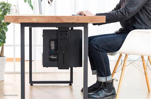 SUPPORTO DI FISSAGGIO PER PC E THIN CLIENT SOTTO ALLA SCRIVANIA