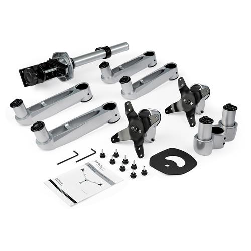 SUPPORTO PER DOPPIO MONITOR DA SCRIVANIA - ARTICOLABILE - 27