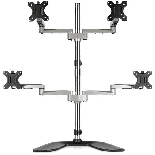 SUPPORTO PER QUATTRO MONITOR BRACCIO ARTICOLATO - ACCIAIO