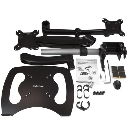 SUPPORTO PER SINGOLO MONITOR BASE PER PORTATILE REGOLABILE