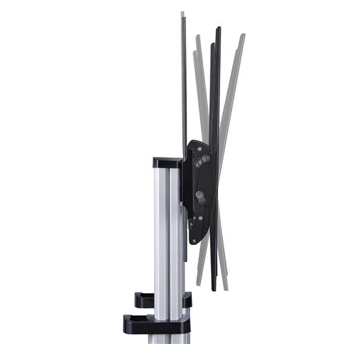 SUPPORTO TV SCORREVOLE SU RUOTE Per schermi da 60-100in/100kg