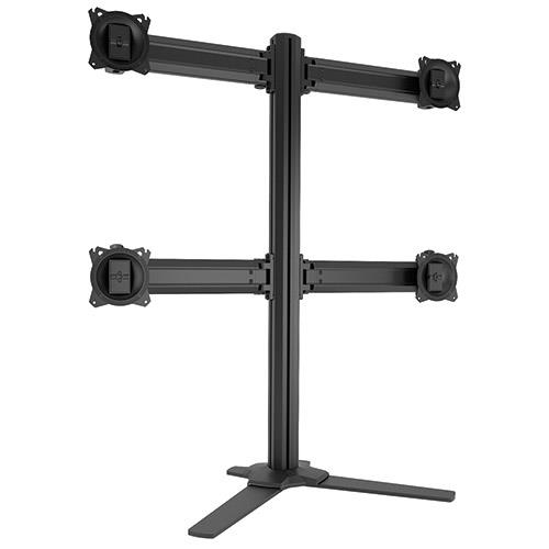 TABLE STAND F/ 4 MONITORS 2X2 VESA 100 W/ BASE