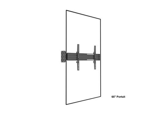 TOP FLAG BRACKET VESA 600  400 - BLACK