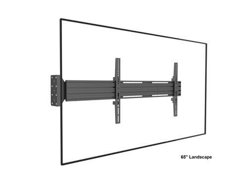 TOP FLAG BRACKET VESA 600  400 - BLACK