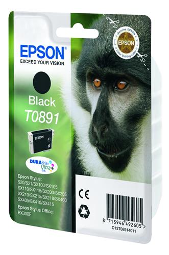 Epson Monkey T0891 cartuccia d'inchiostro 1 pz Originale
