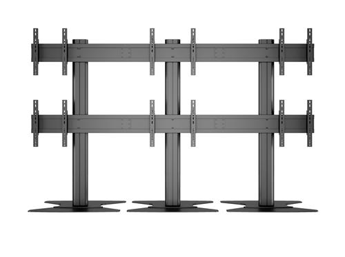 VIDEOWALL TROLLEY 2X3 40-65IN VESA MAX 800X400