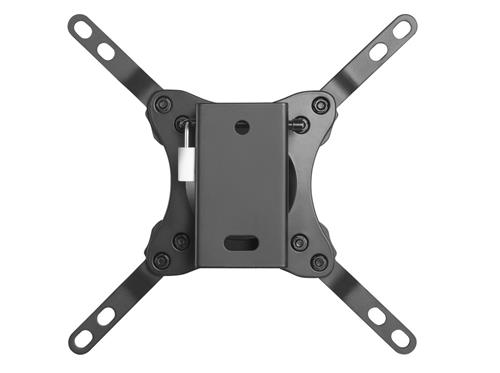 WALL BRACKET 200X200 BLACK INCLINABLE AND ROTATABLE 360