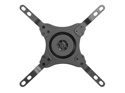 WALL BRACKET 200X200 BLACK INCLINABLE AND ROTATABLE 360