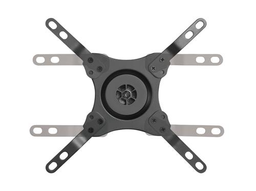 WALL BRACKET 200X200 BLACK INCLINABLE AND ROTATABLE 360