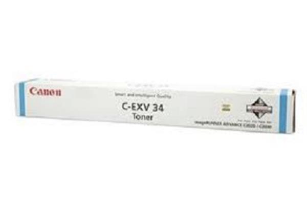 Canon C-EXV 34 cartuccia toner 1 pz Originale Ciano