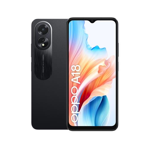 OPPO A18 16,7 cm (6.56) Doppia SIM Android 13 USB tipo-C 4 GB Nero
