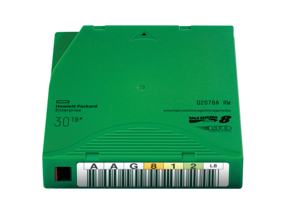 HPE LTO-8 Ultrium 30TB RW Data Cartridge Nastro dati vuoto 12 TB 1,26 cm