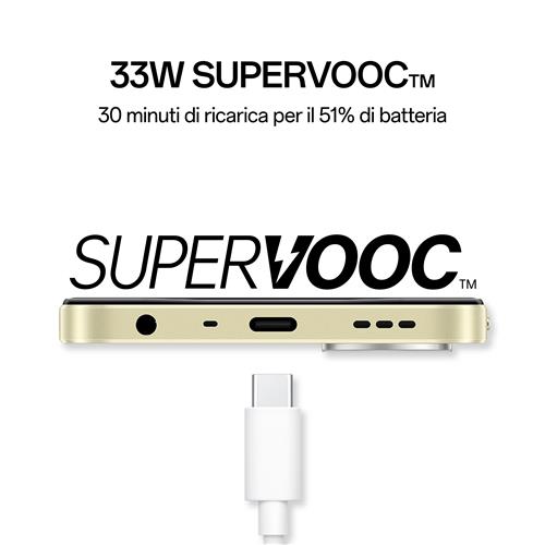 OPPO A38 4G Smartphone, AI Doppia fotocamera 50+2MP, Selfie 5MP, Display 6.56” 90HZ LCD HD+, 5000mAh, RAM 8 GB (4+4) + ROM 128GB, IP54, [Versione Italia],Glowing Gold