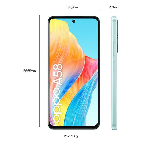 OPPO A58 17,1 cm (6.72) Doppia SIM Android 13 USB tipo-C Verde
