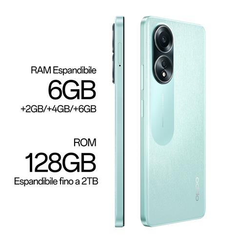 OPPO A58 17,1 cm (6.72) Doppia SIM Android 13 USB tipo-C Verde