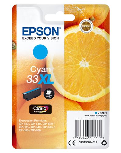 Epson Oranges C13T33624012 cartuccia d'inchiostro 1 pz Originale Resa elevata (XL)