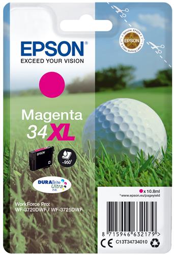 Epson Golf ball C13T34734010 cartuccia d'inchiostro 1 pz Originale Resa elevata (XL)