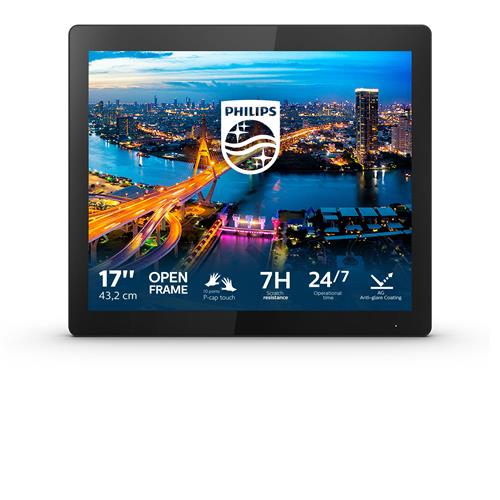 Philips B Line 172B1TFL/00 Monitor PC 43,2 cm (17) 1280 x 1024 Pixel LED Touch screen Nero