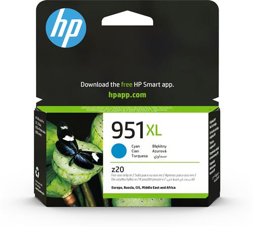 HP 951XL High Yield Cyan Original Ink Cartridge cartuccia d'inchiostro 1 pz Resa elevata (XL)