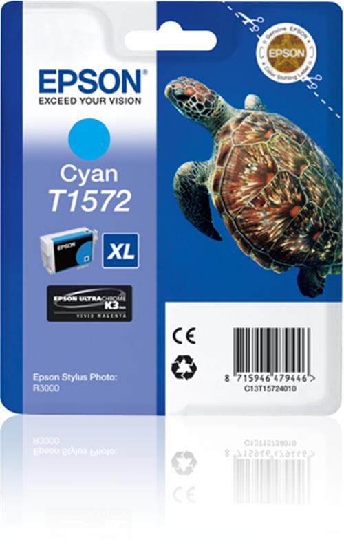 Epson Turtle T1572 cartuccia d'inchiostro 1 pz Originale Resa elevata (XL)