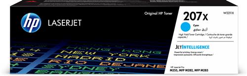 HP 207X High Yield Cyan Original LaserJet Toner Cartridge cartuccia toner 1 pz