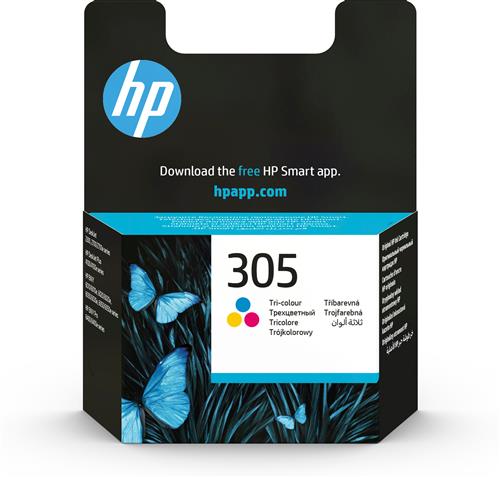 HP 305 Tri-color Original Ink Cartridge cartuccia d'inchiostro 1 pz Resa standard Ciano, Magenta, Giallo