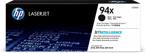 HP 94X High Yield Black Original LaserJet Toner Cartridge cartuccia toner 1 pz