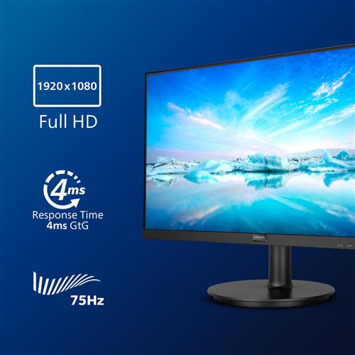 Philips V Line 241V8LA/00 LED display 60,5 cm (23.8) 1920 x 1080 Pixel Full HD Nero