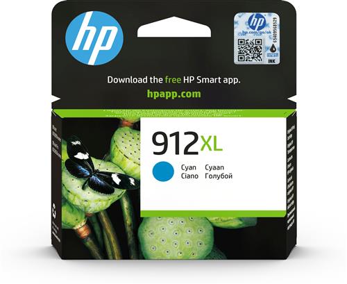 HP 912XL High Yield Cyan Original Ink Cartridge cartuccia d'inchiostro 1 pz Resa elevata (XL)
